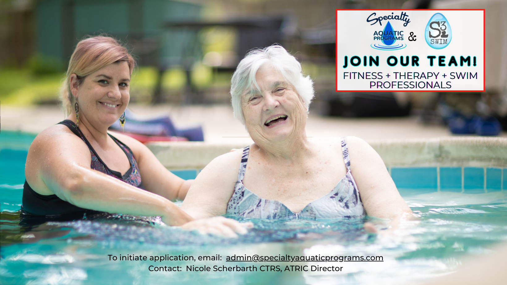 Join Our Team – Specialty Aquatic Programs